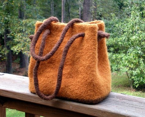 Wet Felted Purse, Wet Felted Bag, Felted Purse, Tovad Ull, Felted Bags, Felted Bag, Wool Purse, Felt Tote Bag, Felt Bags