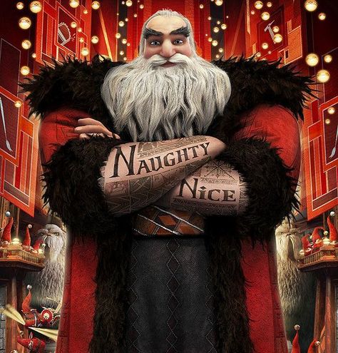 Guardian Tattoo, Xmas Makeup, Animated Pics, Movie Pictures, Animated Pictures, Animated Man, Norse Tattoo, Creepy Christmas, Rise Of The Guardians