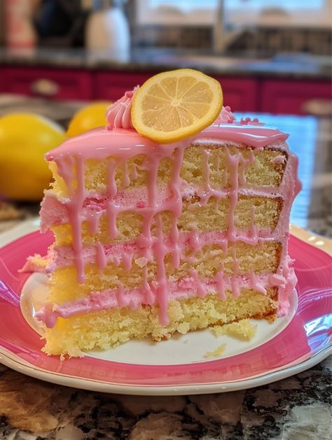 🌟 Pink Lemonade Cake 🌟🌟🍋 This Pink Lemonade Cake is a must-try for all dessert lovers! Tangy, sweet, and oh-so-pretty, it's perfect for summer gatherings or anytime you want a vibrant and refreshing treat.🌟   Ingredients🌟🌟 2 1/2 cups all-purpose flour 🍞 2 1/2 teaspoons baking powder 🌟 1/2 teaspoon salt 🧂 1 1/2 cups granulated sugar 🍚 1/2 cup unsalted butter, softened 🧈 4 large egg whites 🥚 1 cup milk 🥛 1/2 cup frozen pink lemonade concentrate, thawed 🍋 1 tablespoon lemon zest 🍋 Frozen Pink Lemonade, Pink Lemonade Cake, Lemonade Cake, Box Lunches, Lemonade Concentrate, Pink Lemon, Summer Gathering, Dessert Lover, Bento Box Lunch