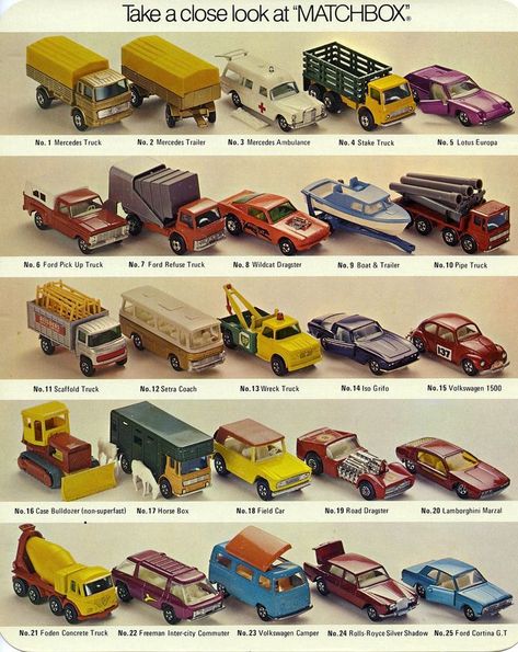 MATCHBOX Cars. Vintage Toys 1960s, Matchbox Toys, Car Wheels Diy, Bmw Isetta, Wheel Craft, Dinky Toys, Die Cast Cars, Vintage Hot Wheels, Car Wheels Rims