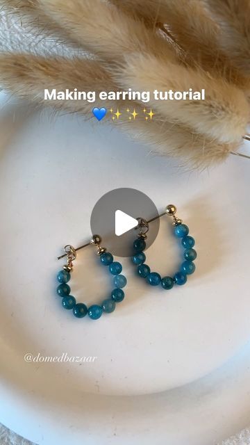 Mijuan Rony on Instagram: "Click the homepage link and search the number 🔍 to buy the same earring materials as in the video (RGP1036) (wite26ga-4mm) (NS2060) (RGP3108) 🔗#earrings #diyearrings #handmadejewelry #handmadewithlove #beads #charms #earringshop #viral #tutorial rial" Diy Earrings Video, Diy Earrings Materials, Earring Video, Beads Charms, Jewelry Techniques, Earring Tutorial, April 12, Earring Crafts, Diy Earrings