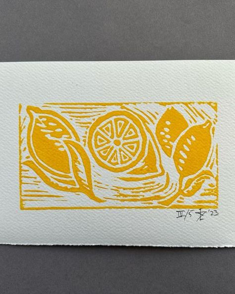 PanTheodosiou on Instagram: "Lemons are alive ready to buy now on panicotheodosiou.com#panicotheodosiou #lemons #nzartist #linocutprint #sculptor #artistsoninstagram #gnt #supportlivingartists #originalart #inkandart #yellow#" Lemon Block Print, Lemon Lino Print, Lemon Linocut, Moodboard Website, Lino Print Pattern, Lemons Art, Lemon Art, Lino Art, Stamp Carving