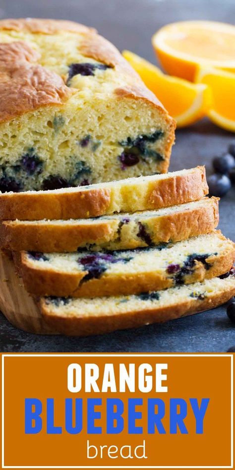 Mixing up a loaf of this Orange Blueberry Bread is so simple you’ll want to keep it on the regular rotation! Move aside, banana bread — this delicious quick bread is perfect for breakfast or snack-time. #tasteandtell #quickbread #blueberry #orange Buckle Recipe, Blueberry Orange, Potato Biscuits, Taste And Tell, Easy Bacon, Blueberry Bread, Muffin Bread, Fruit Bread, Blueberry Muffin