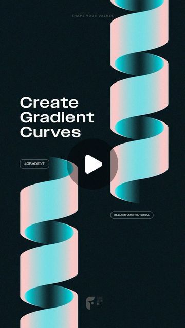 Ferhat Sözeri Art on Instagram: "Create Gradient Curves | Adobe Illustrator Tutorial

Tutorials by @ferhatsozeriart 

#photoshoptutorial #photoshoptutorial #illustratortutorial #graphicdesign #3d #gradient" Gradient Illustrator Tutorial, 3d Gradient, Illustrator 3d, Adobe Illustrator Tutorial, Adobe Illustrator Tutorials, Illustrator Tutorials, Photoshop Tutorial, 3 D, Adobe Illustrator