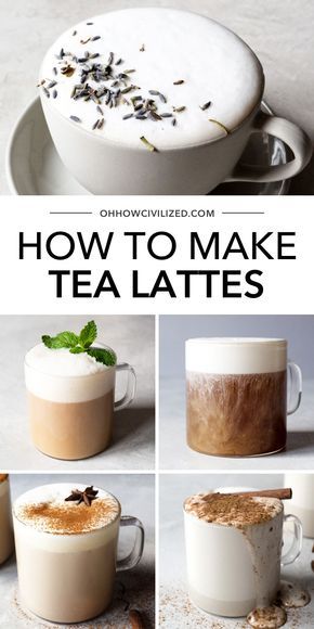 Cacao Drink, Tea Lattes, Cafe Recipes, Cacao Recipes, Tea Latte Recipe, Tea Drink Recipes, Recipe Tutorial, Tea Ideas, Make Tea