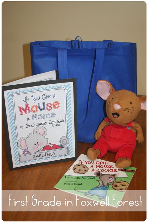 My kids LOVE taking Mr. Mouse home and writing about their adventures with him! Your kids will love this take-home bag too!! Storytime Activities, Literacy Bags, Reading Bag, Laura Numeroff, Family Involvement, Tips For Teachers, Teaching Crafts, Class Pet, Author Study