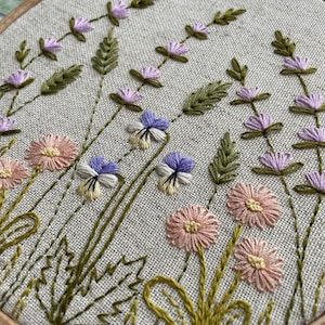 Creative Embroidery Flowers and Herbs Pattern 5 Needlepoint - Etsy UK Meadow Embroidery, Spring Meadow, Dmc Embroidery Floss, Botanical Collection, Creative Embroidery, Hand Embroidery Pattern, Embroidery Hoop Art, Hand Embroidery Patterns, Embroidery Inspiration