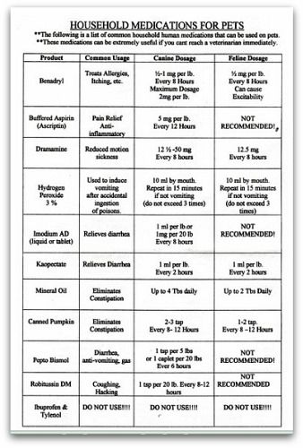 A helpful dosage chart for over the counter meds for your pet in a pinch. Have your vet look it over and approve it for your own pet's usage. Medicine Safe For Dogs, Meds For Dogs, Pet Meds, Dog Medicine, Medication For Dogs, Yorkie Poo, Upset Stomach, Stomach Pain, Heat Therapy