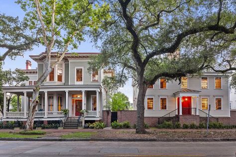 The Common Mistake To Avoid When Restoring A Historic Home, According To An Expert Savannah Historic District, Breakfast Party Foods, Easy Dinner Casseroles, Forsyth Park, Community Housing, Breakfast Party, Southern Lifestyle, Historic Mansion, Yellow Houses