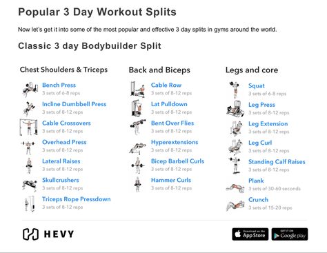 Workout Split 3 Day Women, 3 Day Split Workout, 3 Day Split, Gym Workouts For Women, Weekly Gym Workouts, 2024 Workout, 3 Day Workout, Split Workout, Bodybuilding Exercises