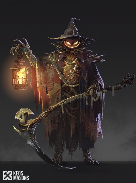 ArtStation - Concept Exploration Keos Masons, Avatar Tattoo, Shadow Creatures, Halloween Scarecrow, Humanoid Creatures, D D Monsters, Halloween Artwork, Horror Tattoo, Body Reference Drawing