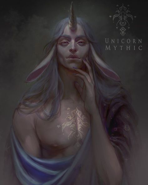 Unicorn Mythic, an art print by Naz Nemati available now at INPRNT.com (link in bio @inprnt) Nature Spirits, Dnd Art, Game Inspiration, Fairy Art, Freelance Illustrator, Fantasy Character Design, Fantasy Creatures, Art Sketches, Beautiful Art