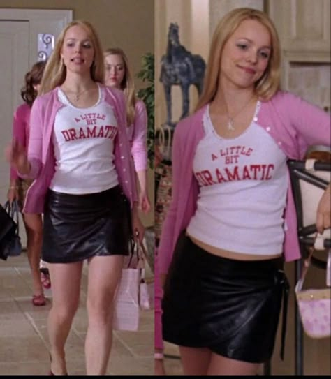 R Costume Ideas, Blonde Halloween Characters, 2000 Costume Ideas, Regina George Halloween Costume, Regina George Outfit, Mean Girls Outfits, Girls Group, 2000s Outfits, Regina George