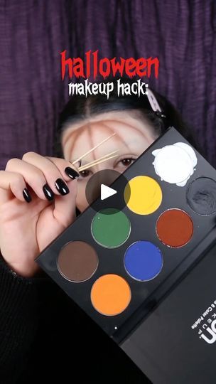 10K reactions · 31 comments | easy PUMPKIN makeup hack 🎃🖤 

#makeuptutorial #makeuphack #halloween #halloweenmakeup | Priscilla Grihim | ឵PlayaPhonk · Phonky Town Halloween Makeup Easy Tutorials, Easy Pumpkin Makeup, Pumpkin Makeup Ideas, Halloween Makeup Diy Easy, Pumpkin Makeup, Halloween Makeup Hacks, Halloween Makeup Tutorial, Makeup Hacks, Halloween Make Up