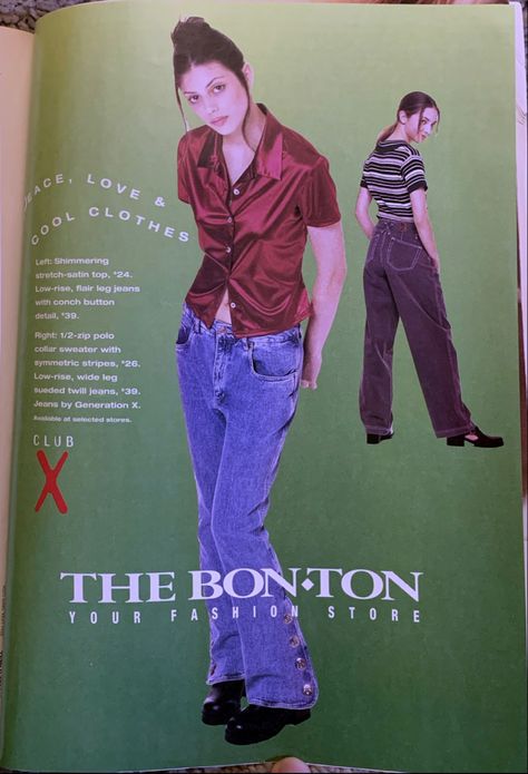 90s Ads Fashion, 1994 Outfits, 1996 Outfits, 90s Fashion Magazine, 1990s Magazine, 1990s Fashion Women, 1990 Magazine, 1990s Fashion Grunge, 90s Catalog