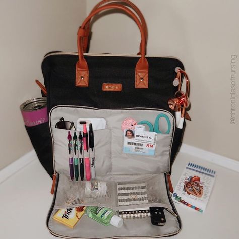 Clinical Bag, Nursing Clinicals, Nurse Bag, Handbag Essentials, Instagram C, Nursing School, Hermes Birkin, Diaper Bag, Nursing