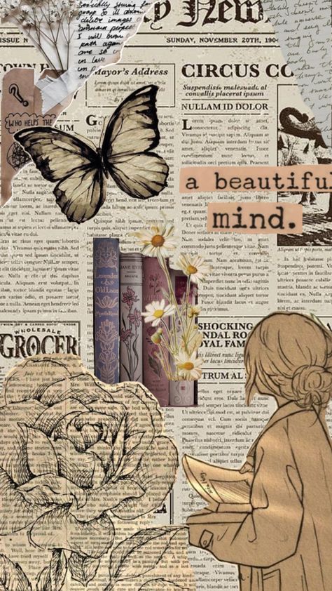 Newspaper Aesthetic, Beautiful Simple Mehndi Design, Cottagecore Wallpaper, Old Paper Background, Cute Disney Drawings, Iphone Wallpaper Kawaii, Books Vintage, Cute Tumblr Wallpaper, Collage Phone Case