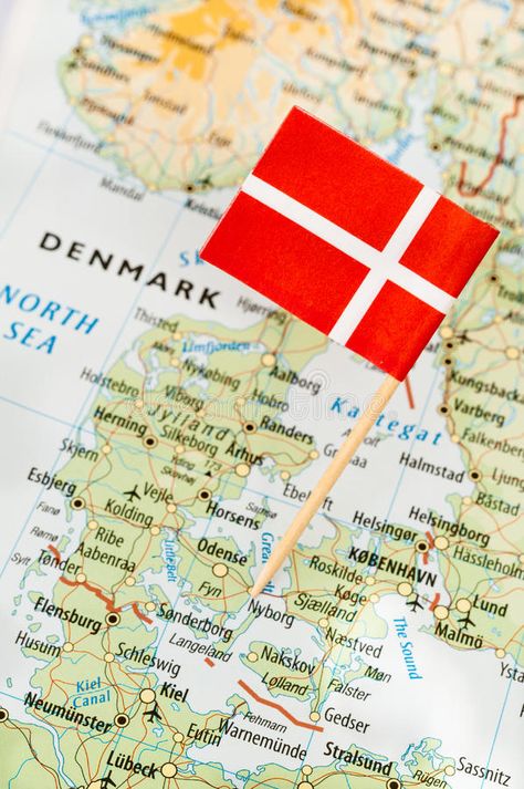 Denmark Flag Aesthetic, Aroace Moodboard, Legoland Denmark, Goal 2024, Denmark Aesthetic, Scandinavian Travel, Denmark Map, Denmark Flag, Paper Pin