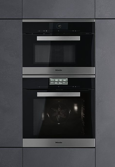 Miele DGM | Steam Oven with Microwave » Miele Miele Kitchen, Oven Appliance, Kitchen Electrical Appliances, Built In Microwave Oven, Micro Oven, Oven Design, Wall Oven Microwave, Miele Appliances, Steam Oven