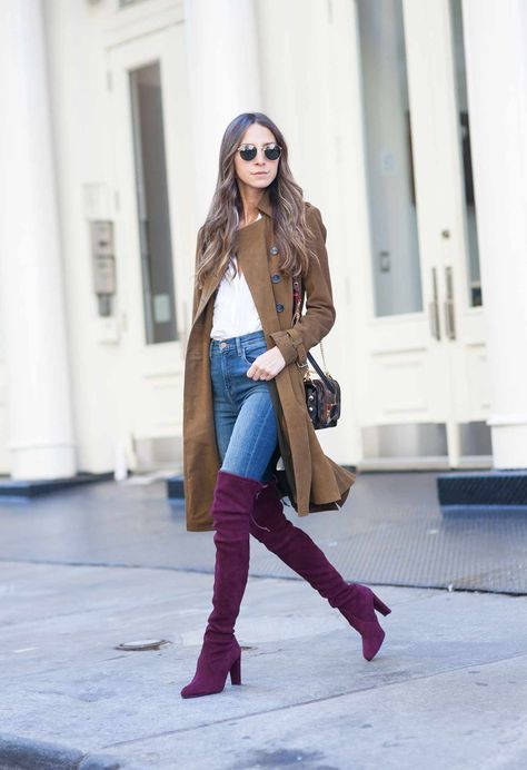 How To Wear Jeans With Tall Boots