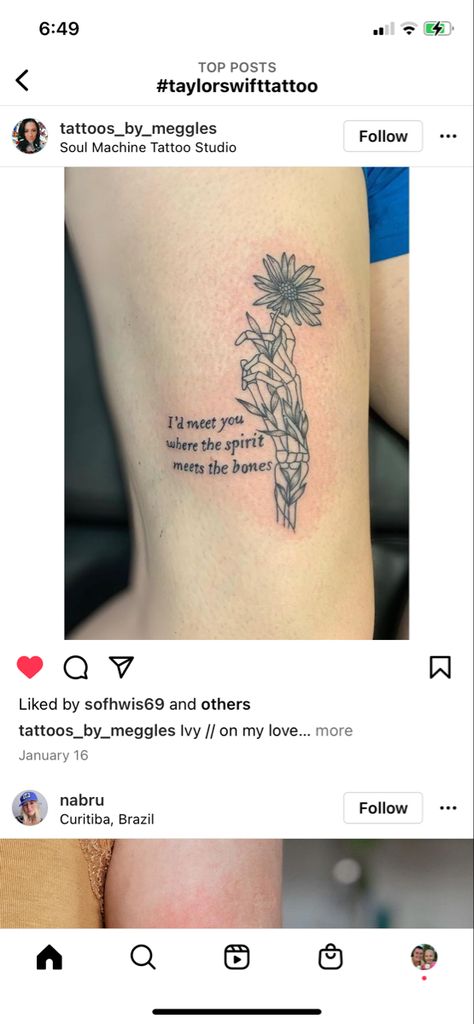 Until The Last Petal Falls Tattoo, Taylor Swift Ivy Tattoo, Ivy Taylor Swift Tattoo, Ivy Tattoo, Autumn Tattoo, Taylor Swift Tattoo, English Ivy, Add Ons, Ink Art