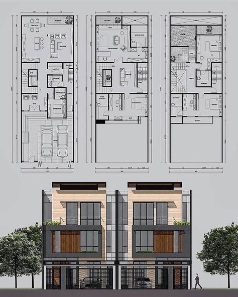 Ground Floor Elevation Design Modern, Ground Floor Elevation Design, Tropical Modern House, House Design Elevation, Modern House Project, Interior Architecture Sketch, Modern Bungalow Exterior, Building Design Plan, Modern House Floor Plans