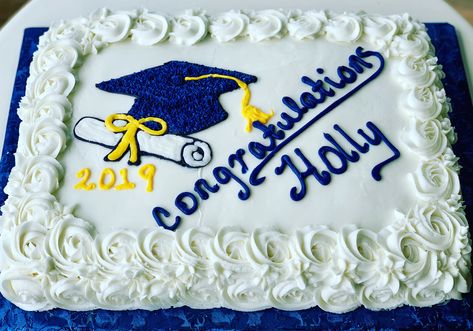 Graduation Sheet Cakes For High School, Grad Sheet Cake, Graduation Sheet Cake Designs, Graduation Square Cake, Graduation Cake Designs Sheet Cake, Lunch Cake Graduation, Graduation Sheet Cakes, Graduation Cake Designs, Graduation Party High