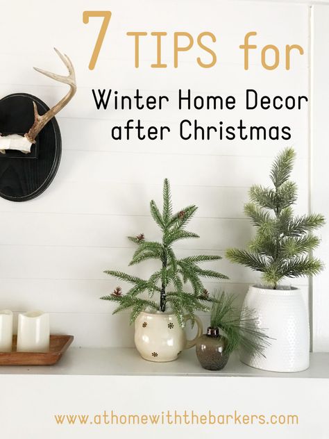 Cozy winter decorating made easy! Decorating After Christmas Is Over, Winter Home Decor After Christmas, Home Decor After Christmas, Winter Decorating After Christmas, After Christmas Winter Decor, Decorating After Christmas, Decorations After Christmas, Winter Decor Ideas For The Home, After Christmas Decor