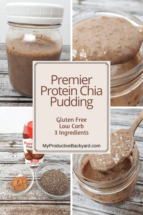 Keto Chia Seed Recipes, Protein Chia Seed Pudding, Protein Chia Pudding, Keto Protein Shakes, Chia Seeds Protein, Protein Drink Recipes, Keto Protein Powder, Premier Protein Shakes, Chia Recipe