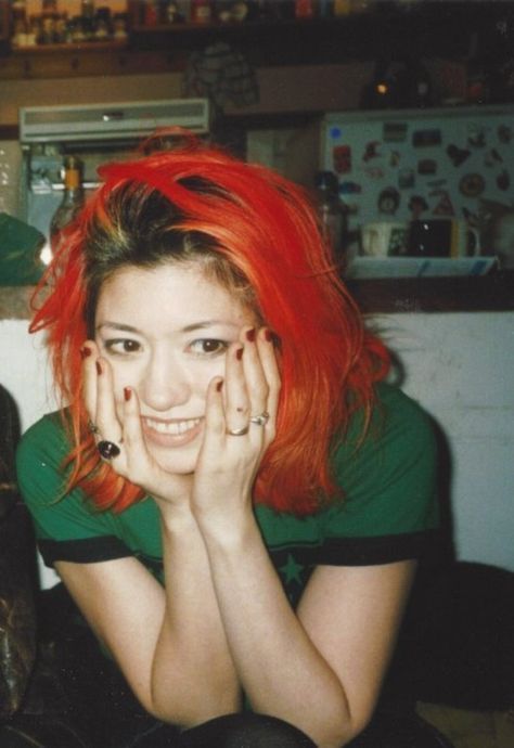 Miki Berenyi, Orange Hair, Red Hair, Lush, A Woman, Vanilla, Orange, Red, Hair