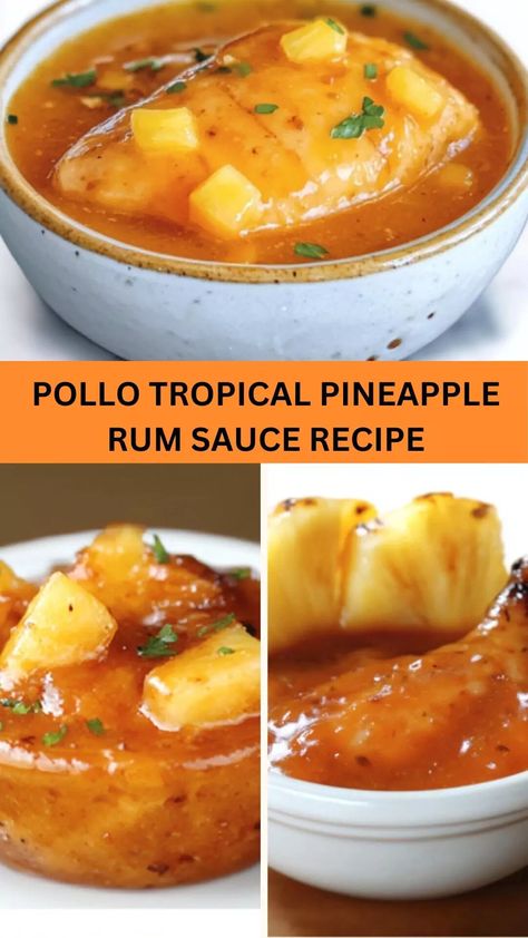 Pollo Tropical Pineapple Rum Sauce, Pineapple Rum Sauce Recipe, Christmas Pudding Sauce, Pineapple Rum Sauce, Rum Sauce Recipe, Pudding Sauce, Pollo Tropical, Rum Butter, Rum Sauce