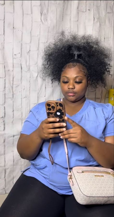 Pom Pom Hairstyle, Pom Pom Ponytail Black Women, Puffy Ponytail Hairstyles Black Women, Puffy Ponytail, Fake Hair Braids, Cute Weave Hairstyles, Cute Ponytail Hairstyles, Slick Ponytail, Lemonade Braids Hairstyles