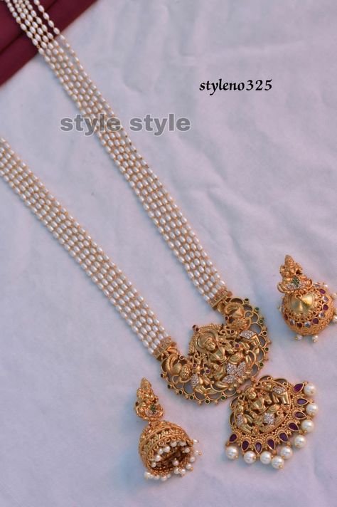 Pearl Rani Haar, Rani Haar Gold, Pearl Haram, Gold Neckles, Gold Nath, Gold Neck Chain, Ruby Chain, Fashion Jewelry Necklaces Gold, Simple Bridal Jewelry