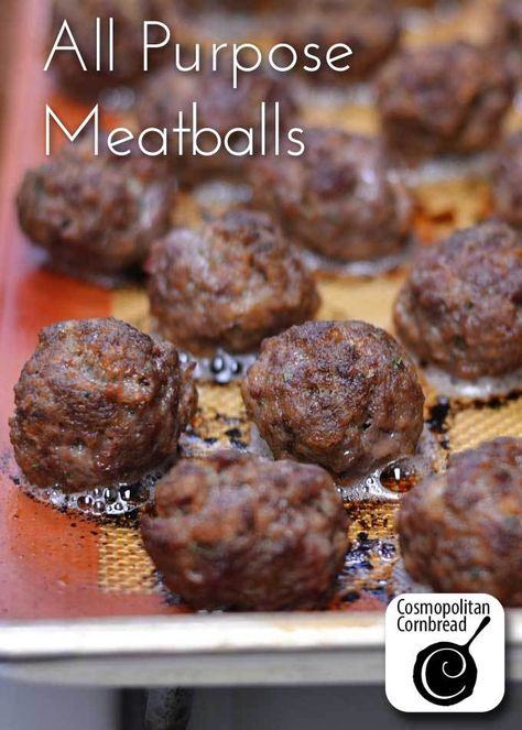 Basic Meatball Recipe, Basic Meatballs, Meatballs Recipes, Recipes French, Fried Meatballs, Cornbread Stuffing, Meatball Recipes Easy, Homemade Meatballs, Fast Recipes