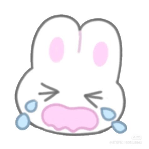 Cute Discord Stickers, Cute Discord Emojis, Bunny Emoji, Crying Emoji, Animal Crossing Memes, Discord Emojis, Discord Emotes, Bunny Pictures, Emoji Stickers