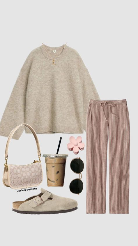 #outfitinspo #beauty #summer #casualoutfit #comfy #spring #coastalgrandaughter #neutral #coastal #fitinspo #birkenstocks #coach #ootd Comfy Stylish Shoes, Costal Fall Outfit, Neutral Comfy Outfit, Coastal Outfit Ideas, Summer Teaching Outfits, Coastal Fall Outfits, Comfy Aesthetic Outfits, Birkenstock Summer Outfit, Earthy Tone Outfits