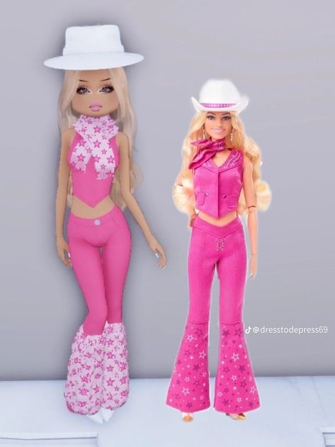 Dti Celebrity Look Alike, Barbie Outfits Dress To Impress, Dress To Impress Celebrity Theme, Dress To Impress Barbie Theme, Dress To Impress Theme Celebrity, Spice Girls Dress To Impress, Dress To Impress Celebrity Look Alike, Dress To Impress Fav Aesthetic, Barbie Dress To Impress