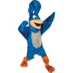 Roadrunner Mascot Costume for Parades Roadrunner Costume, Parade Float Supplies, Animal Mascot Costumes, Eagle Mascot, Football Cheerleaders, Parade Float, Charity Events, Mascot Costumes, School Games