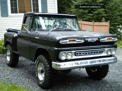 1961 Chevy Apache 4x4 Chassis, C-10 photo 1960 Chevy Apache, Older Cars, Chevy Apache, Chevrolet Apache, Chevy Stepside, Chevy Trucks Silverado, Chevy Classic, Vintage Pickup Trucks, Chevy Pickup Trucks