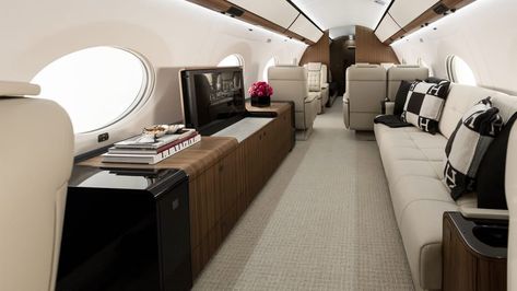 Gulfstream Aerospace, Gulfstream G650, Private Planes, Private Jet Interior, Luxury Jets, Luxury Private Jets, Private Aircraft, New Aircraft, Private Plane