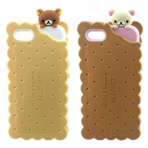 Rilakkuma Phone Case, Choco Biscuit, Phone Customization, Kawaii Phone Case, Pretty Phone Cases, Cute Little Things, Rilakkuma, Smartphone Case, Cute Phone Cases