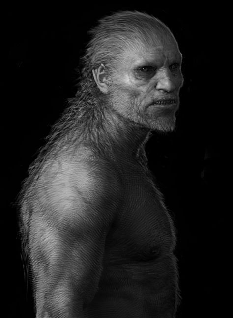 Rob Bliss, Fenrir Greyback, Bigfoot Movies, Vampire Masquerade, Humanoid Creatures, Samurai Artwork, Werewolf Art, World Of Darkness, Universal Monsters