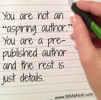 You are no an 'aspiring author'. You are a pre-publishes author and the rest is just details. Author Advice, Writers Life, Author Dreams, Quotes Arabic, A Writer's Life, Aspiring Author, Writer Inspiration, Writing Motivation, Writer Quotes