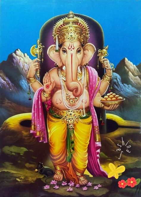 Hindu Poster, Hindu Cosmos, Ganesh Lord, Shri Ganesh Images, Baby Ganesha, Lord Hanuman Wallpapers, Hanuman Pics, Lakshmi Images, Hanuman Wallpaper