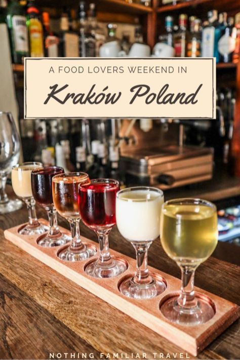 Ready for the Ultimate Krakow Food Tour? Well take you to all the best restaurants in Krakow, introduce you to the Zapiekanka, and even go Vodka tasting! #KrakowPoland #VisitPoland #Krakow Krakow Poland Food, Krakow Food, Poland Vacation, Krakow Travel, Poland Food, Prague Christmas, Germany Food, Food Tourism, Visit Poland