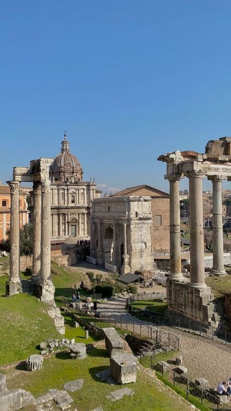 #TravelGoals #Wanderlust #ExploreMore #AdventureAwaits #BucketListTravel #TravelInspiration #TravelAddict #VacationVibes #TravelDiaries #RoamTheWorld Roma Aesthetic, Italy Vibes, Europe Aesthetic, Roman Forum, Italy Aesthetic, Dream Travel Destinations, Future Travel, City Aesthetic, Ancient Rome