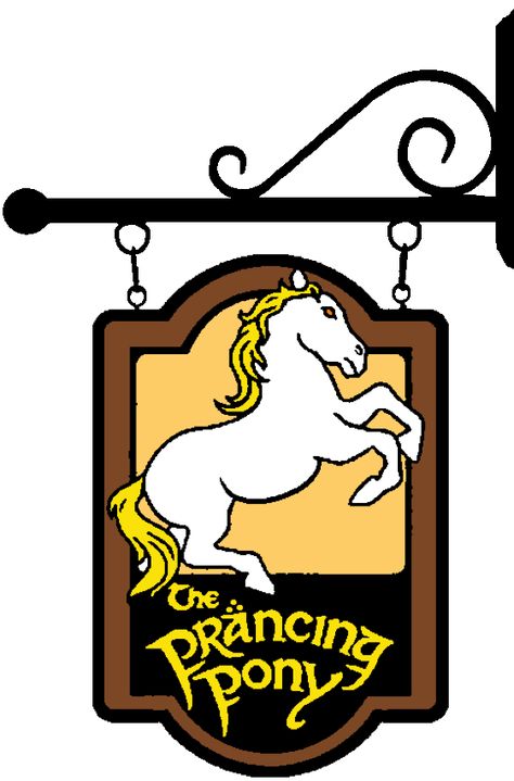 The Prancing Pony Prancing Pony Lord Of The Rings, The Prancing Pony Lotr, Prancing Pony Sign, Pub Signage, Prancing Pony, Hobbit Party, Muses Shoes, Cnc Router Projects, Hobbit Art