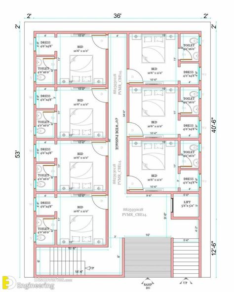 34+ Photos Of 2D House Plans For Different Areas | Engineering Discoveries 34+ Photos Of 2D House Plans For Different Areas. Hostel Layout Floor Plans, Modern Guest House Plans, Hotel Floor Plan Small Hotel Floor Plan, Boarding House Floor Plans, Motel Architecture Plan Design, Room For Rent Ideas, Motel Design Plan, Rent House Plan, Guesthouse Plan