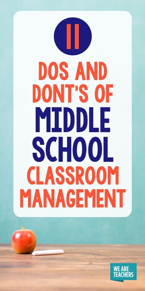 Middle School Behavior, Classroom Middle School, Middle School Classroom Management, Middle School Science Classroom, Middle School Libraries, Substitute Teaching, Classroom Management Tips, Dos And Don'ts, Middle School Classroom