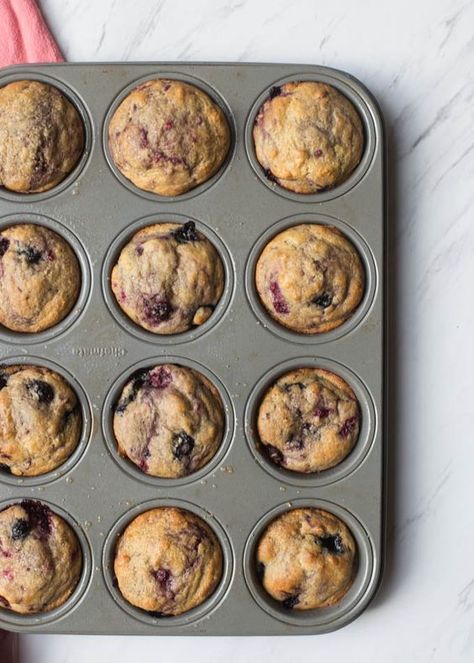 Kodiak Cakes Mixed Berry Muffins | Boys Ahoy Kodiak Blueberry Muffin Mix Recipes, Pancake Mix Muffins Recipe, Kodiak Carrot Cake Muffins, Low Calorie Kodiak Muffins, Kodiak Bluberry Muffins, Ww Blueberry Muffins 1 Point Kodiak, Kodiak Pancakes, Pancake Mix Muffins, Cake Mix Pancakes